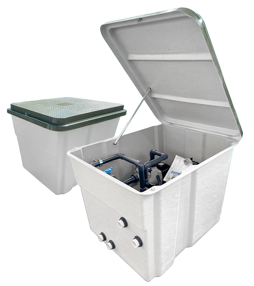 prefabrifikovane tehničke prostorije za male i srednje bazene