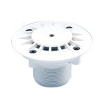 Podna mlaznica bela unutrašnjeg preč. 50 na lepljenje za betonske bazene