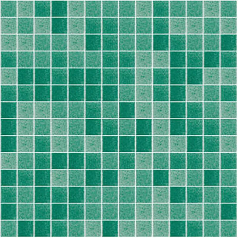 tamno zelene mozaik pločice za bazene hisbalit