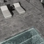 mermer porculanske pločice za bazen i terase exagres ceniza