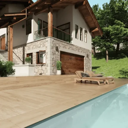 Pločice imitacije drveta porculanske za terase neklizajuće