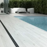 bijele drvene pločice porculan