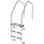 finske stepenice za prelivne bazene koje prelaze prelivni kanal